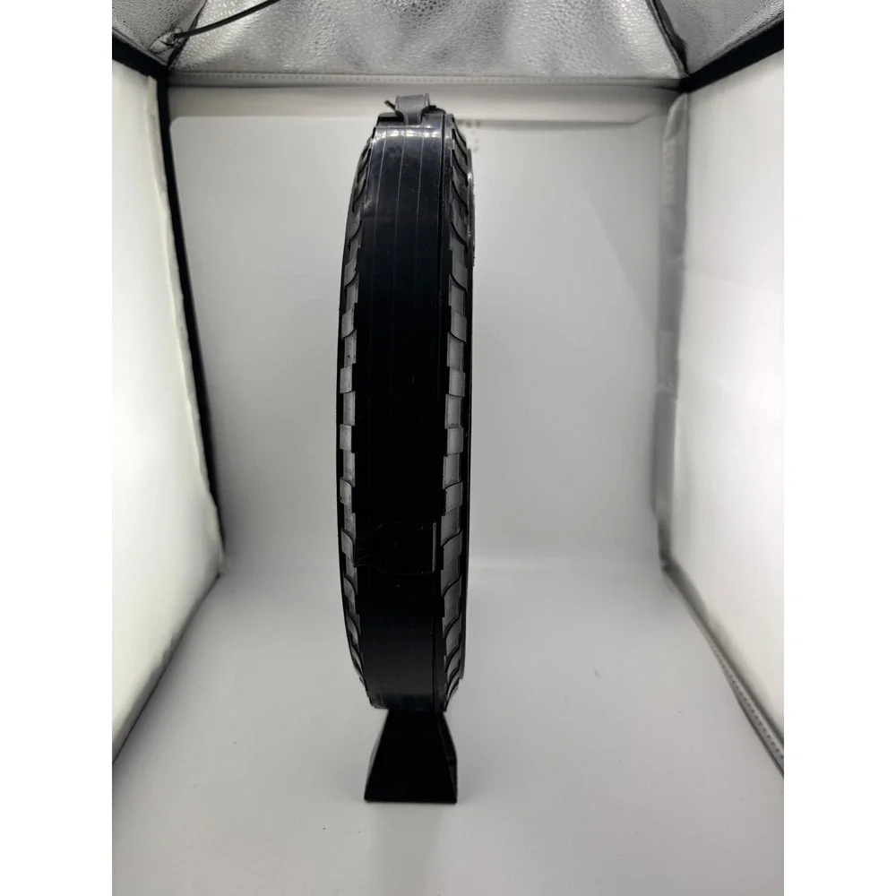 Vintage 1968 Hot Wheels Super Rally Case Mattel Black Tire Shape Car Storage